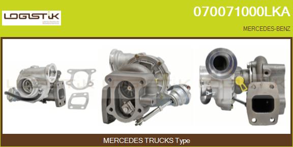 Turbocompresseur, suralimentation LGK 070071000LKA