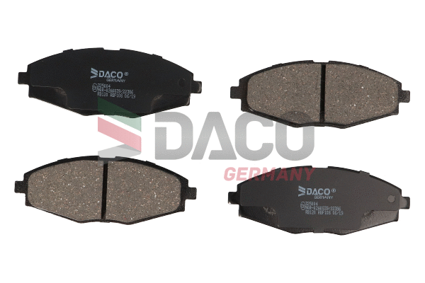 Kit de plaquettes de frein, frein à disque DACO Germany 325004