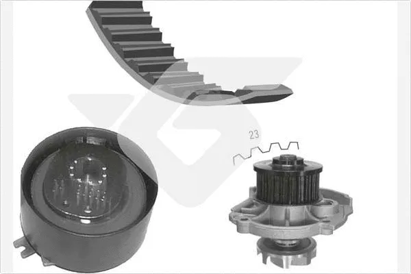 Pompe à eau + kit de courroie crantée HUTCHINSON KH 139WP39