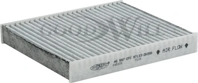 Filtre, air de l'habitacle GOODWILL AG 597 CFC
