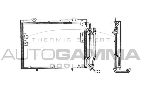 Condenseur, climatisation AUTOGAMMA 102699