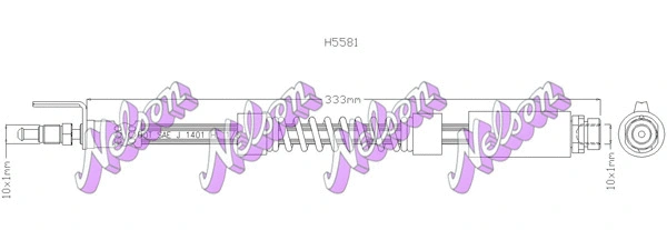 Flexible de frein KAWE H5581