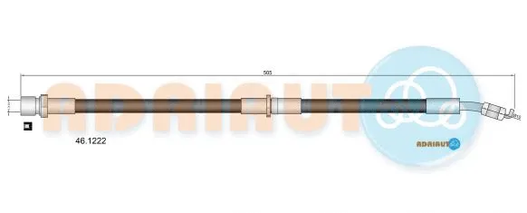 Flexible de frein ADRIAUTO 46.1222