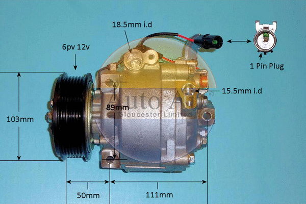 Compresseur, climatisation AUTO AIR GLOUCESTER 14-2093P