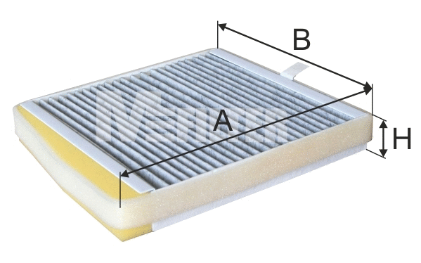 Filtre, air de l'habitacle MFILTER K 9022C