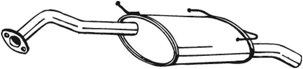 Silencieux arrière BOSAL 145-221