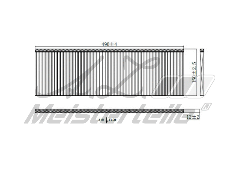 Filtre, air de l'habitacle A.Z. Meisterteile AZMT-41-010-1506
