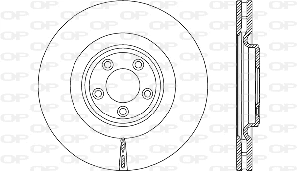 Disque de frein OPEN PARTS BDR2677.20