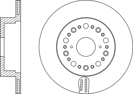 Disque de frein FIT FR0593V