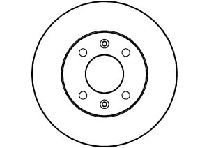 Disque de frein ABTEX BD1282V