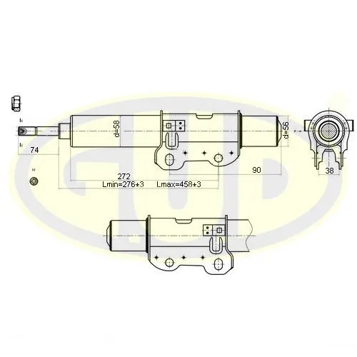 Amortisseur G.U.D. GSA331702