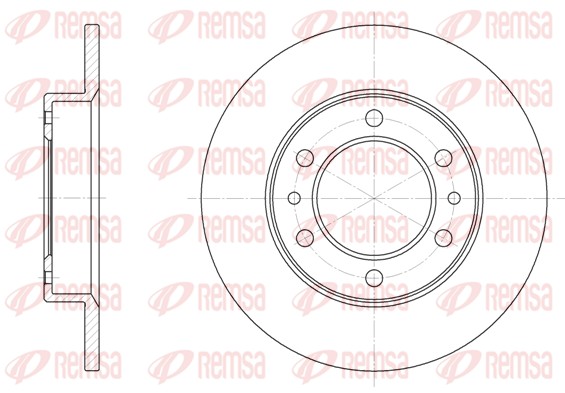 Disque de frein REMSA 6505.00