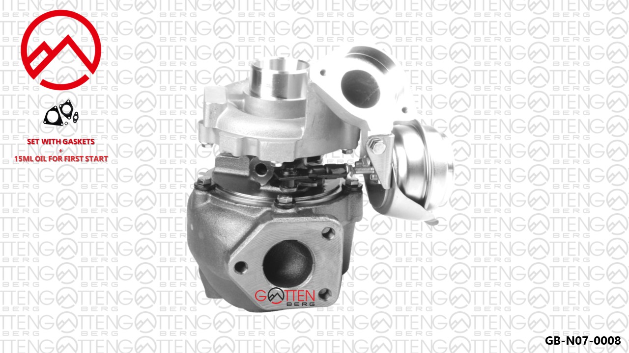 Turbocompresseur, suralimentation OES PARTS GB-N07-0008