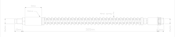 Flexible de frein ABTEX ABH1078