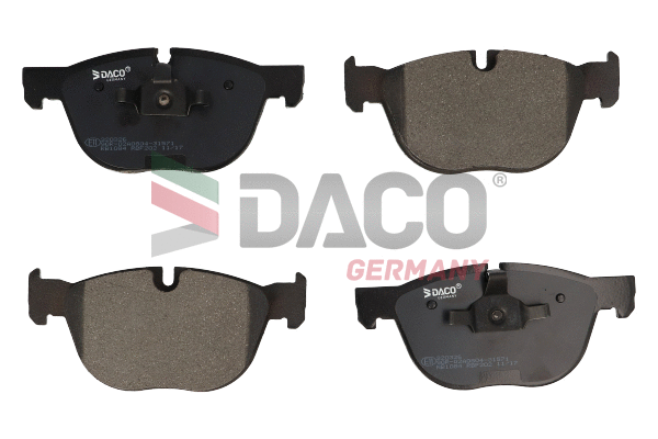 Kit de plaquettes de frein, frein à disque DACO Germany 320326