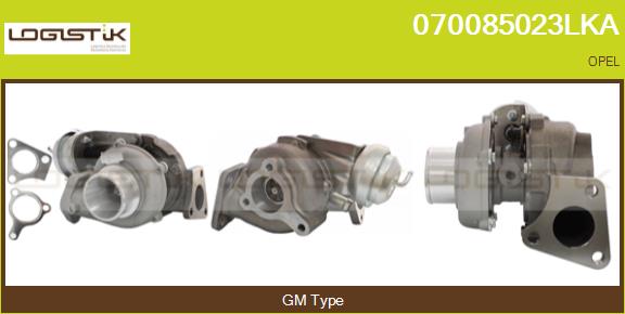 Turbocompresseur, suralimentation LGK 070085023LKA