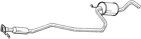 Silencieux central KLOKKERHOLM 290-793