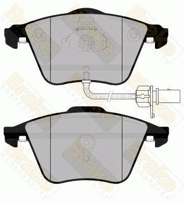 Kit de plaquettes de frein, frein à disque Brake ENGINEERING PA1732