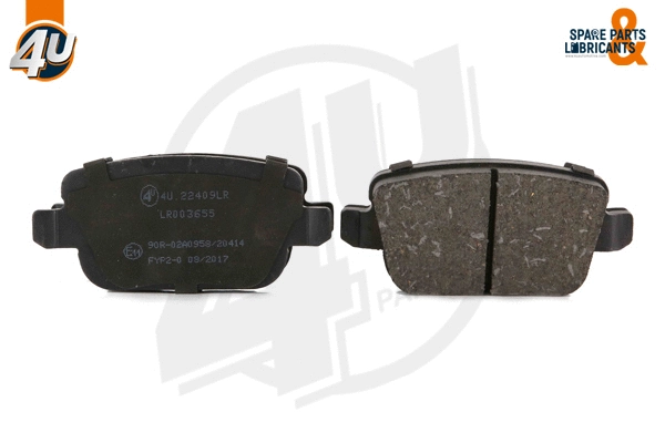 Kit de plaquettes de frein, frein à disque 4U Autoparts 22409LR
