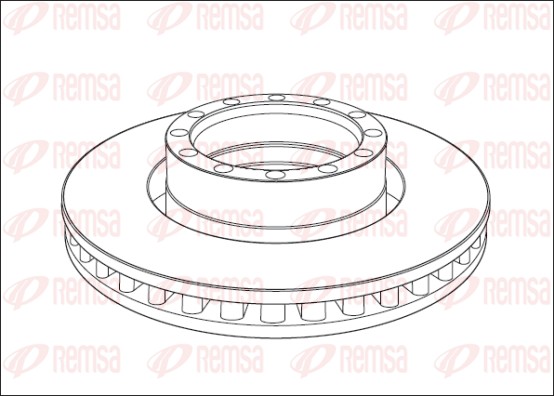 Disque de frein REMSA NCA1015.20