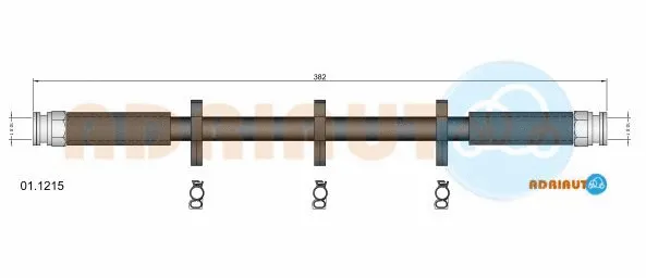 Flexible de frein ADRIAUTO 01.1215