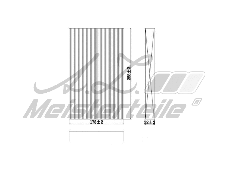 Filtre, air de l'habitacle A.Z. Meisterteile AZMT-41-010-1569