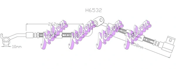 Flexible de frein KAWE H6532