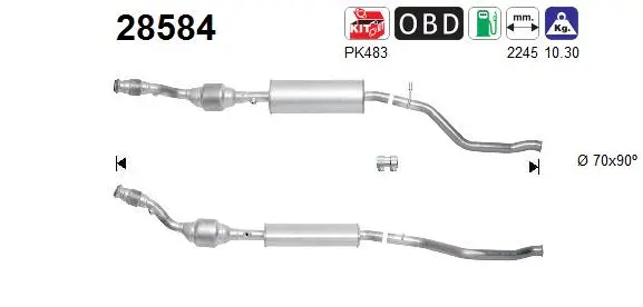 Catalyseur AS 28584