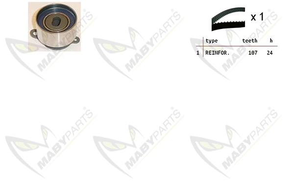Kit de courroie crantée MABYPARTS OBK010508