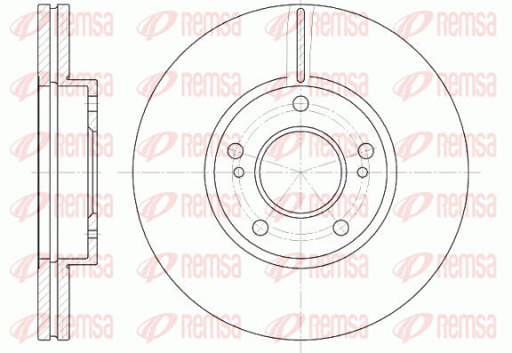 Disque de frein REMSA 6937.10