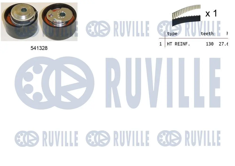 Kit de courroie crantée RUVILLE 550117