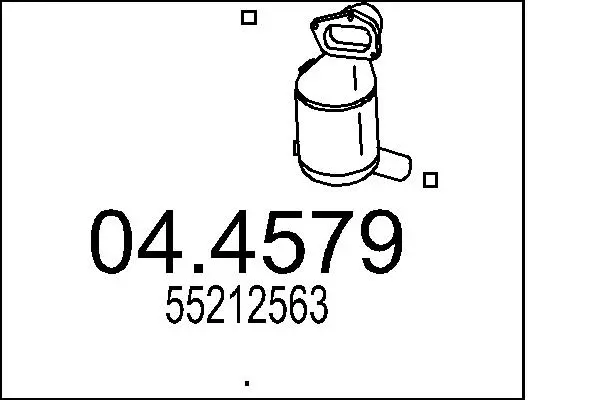 Catalyseur MTS 04.4579