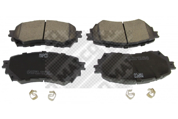 Kit de plaquettes de frein, frein à disque MAPCO 6052HPS