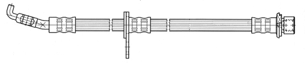 Flexible de frein CEF 512367