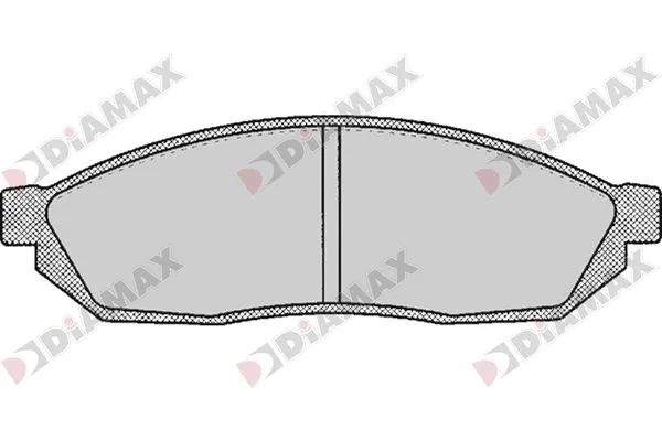Kit de plaquettes de frein, frein à disque DIAMAX N09745