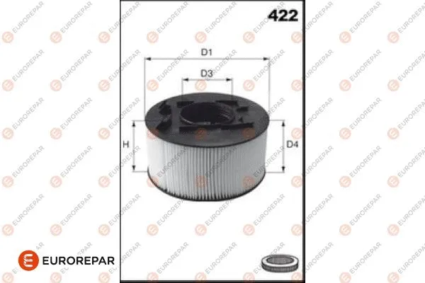 Filtre à air EUROREPAR 1682255580