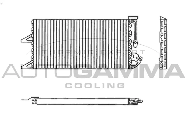 Condenseur, climatisation AUTOGAMMA 102637
