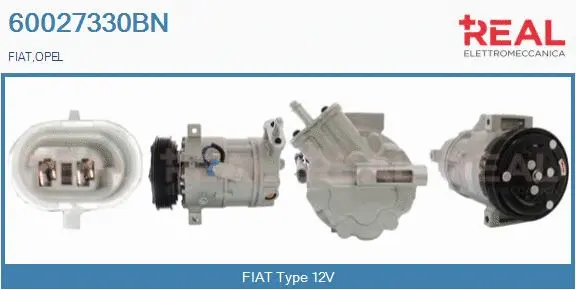 Compresseur, climatisation REAL 60027330BN