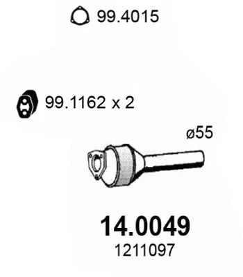 Catalyseur ASSO 14.0049