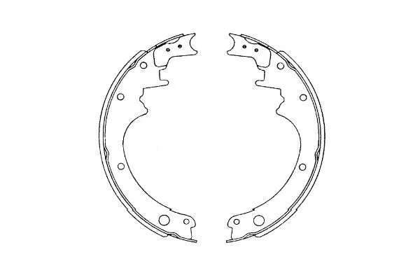 Jeu de mâchoires de frein KAVO PARTS KBS-7426