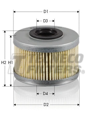 Filtre à carburant TECNECO FILTERS GS0452