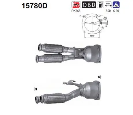 Catalyseur AS 15780D