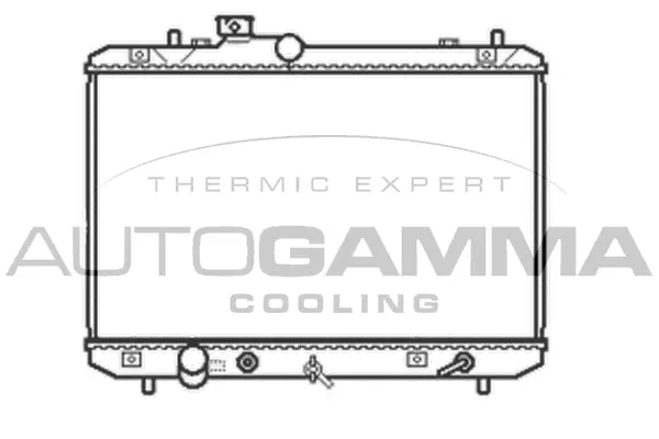 Radiateur, refroidissement du moteur AUTOGAMMA 105058