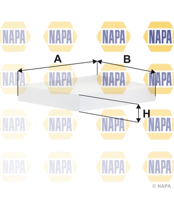Filtre, air de l'habitacle NAPA NFC4312