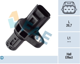 Capteur d'angle, vilebrequin FAE 79407