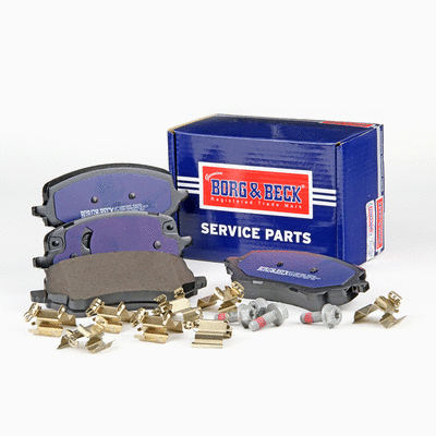 Kit de plaquettes de frein, frein à disque BORG & BECK BBP2885