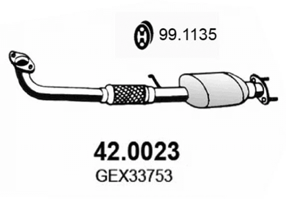 Catalyseur ASSO 42.0023