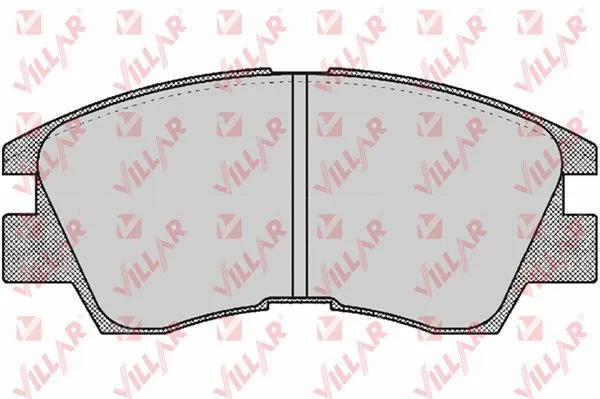 Kit de plaquettes de frein, frein à disque VILLAR 626.0550
