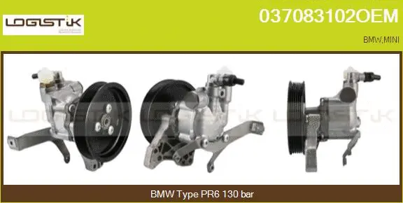 Pompe hydraulique, direction LGK 037083102OEM