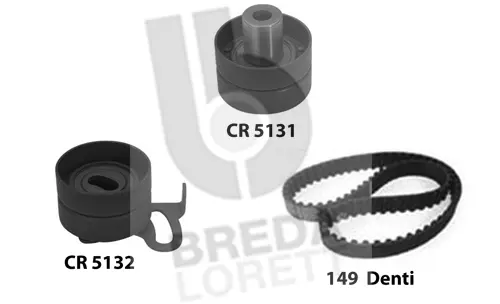 Kit de courroie crantée BREDA LORETT KCD0303